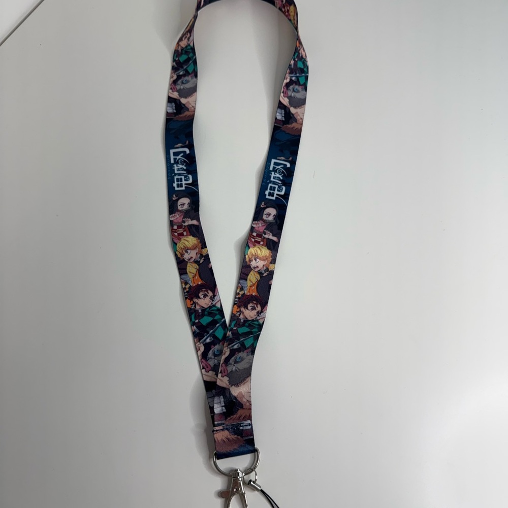Demon Slayer Lanyard with Keyring